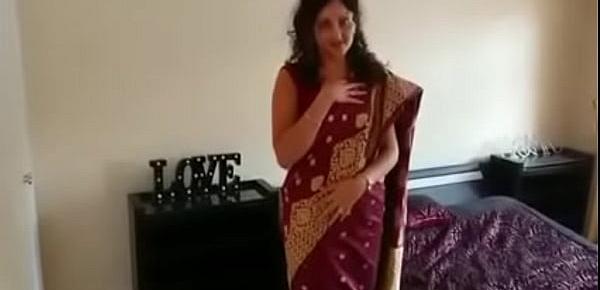  Sex with sister in law - Red Saree Bhabhi POV Indian